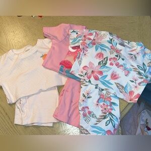 Carter’s Girls Pajama 3 Short Sets Size 7